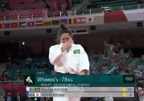 Mayra Aguiar faz história e conquista medalha de bronze nas Olimpíadas de Tóquio - Blog do Sena ...